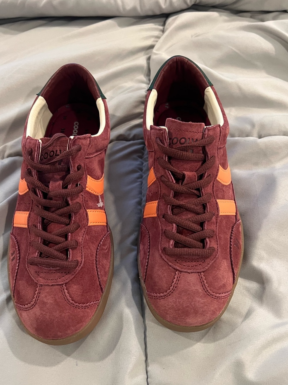 Coolway Men's Kizuna deep burgundy sneakers EU43=US9 NEW 🔥